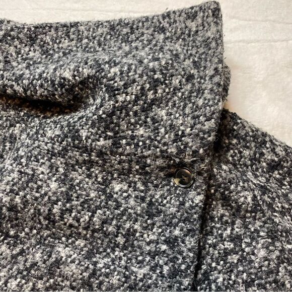 Johnston & Murphy Wool Blend Black Gray White Coat Size Small - Picture 7 of 13
